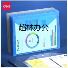 得力5501文件袋(透明)(只)
