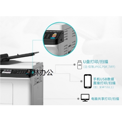 東芝（TOSHIBA）DP-2523A/AD打印機(jī)黑白激光a3a4復(fù)印機(jī)掃描一體機(jī)復(fù)合機(jī)家用辦公 2523A【雙面打印.復(fù)印.掃描】
