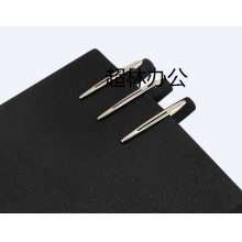 寶克（BAOKE）PC1828 0.5mm大容量中性筆辦公水筆磨砂筆桿品質(zhì)簽字筆 黑色 12支/盒