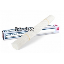 得力財(cái)務(wù)憑證裝訂機(jī)配套透明尼龍鉚管 熱熔膠管裝訂管塑料管耗材 100支/盒 3853（φ5.2*500mm）